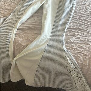 VenusFlared Pants with Lace Detail